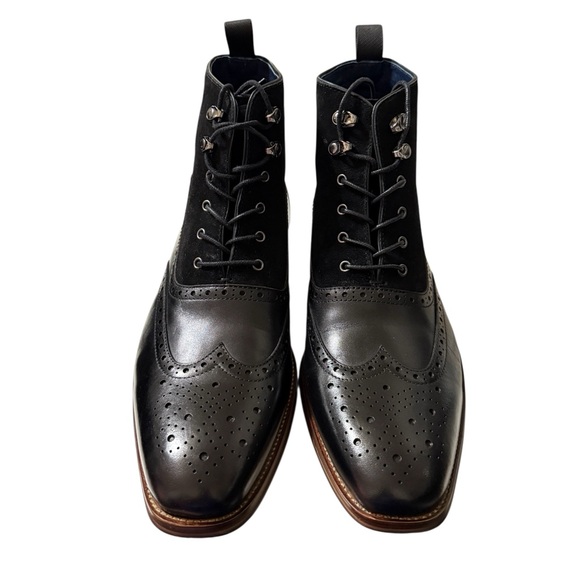 Stacy Adams Malone Wingtip Boots · Size 9.5 - Picture 1 of 6
